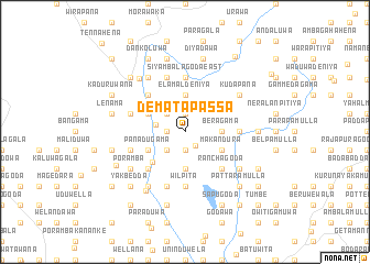 map of Dematapassa