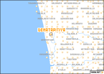 map of Dematapitiya