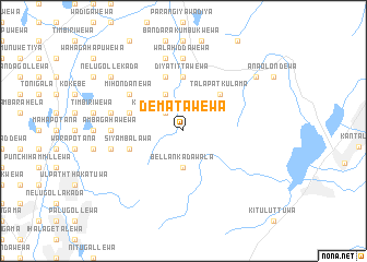 map of Dematawewa