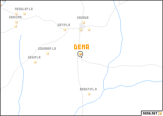 map of Déma