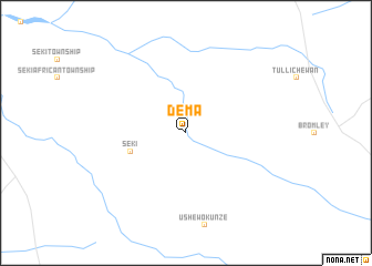 map of Dema