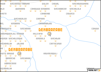 map of Demba Árabe