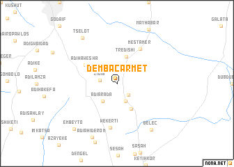 map of Demba Carmet