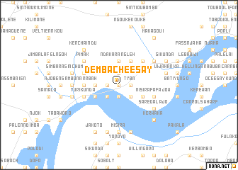 map of Demba Cheesay