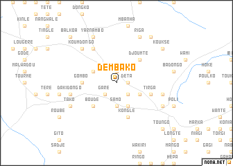 map of Dembako