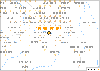 map of Demba Legueel