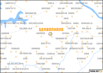 map of Demba Nhama