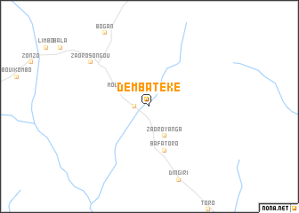 map of Dembateké