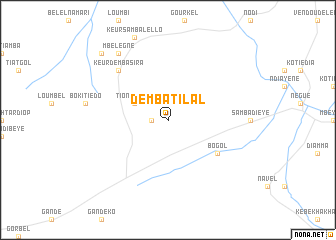 map of Demba Tilal