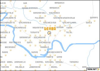 map of Demba