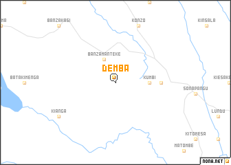 map of Demba