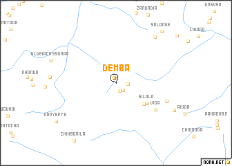 map of Demba