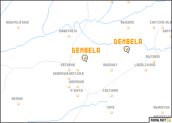 map of Dembela