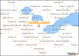 map of Dembel Jawor