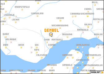 map of Dembel