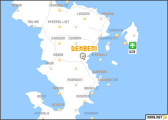 map of Dembeni