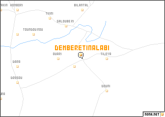 map of Dèmbéré ti-n- Alabi