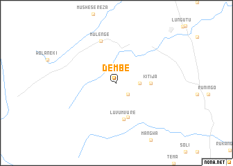 map of Dembe