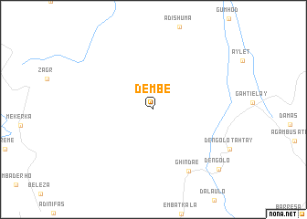 map of Dembe