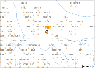 map of Dembī