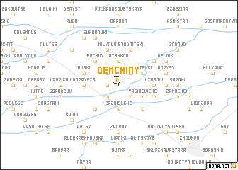 map of Demchiny