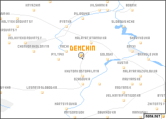 map of Demchin