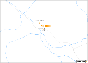 map of Demchok