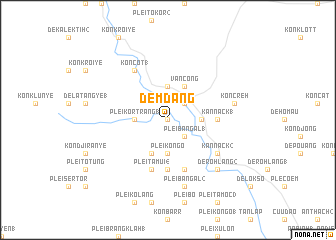 map of De M\