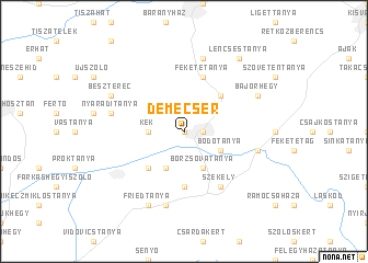 map of Demecser