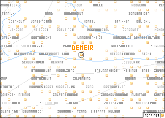 map of De Meir