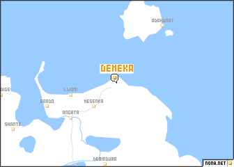 map of Demeka