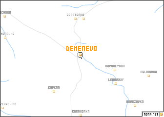 map of Demenevo