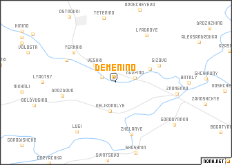map of Demenino