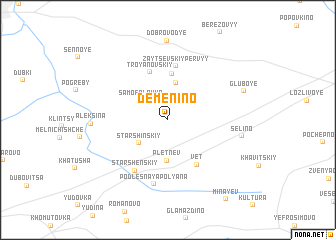 map of Demenino