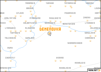 map of Demenovka