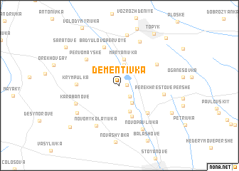 map of Dementivka