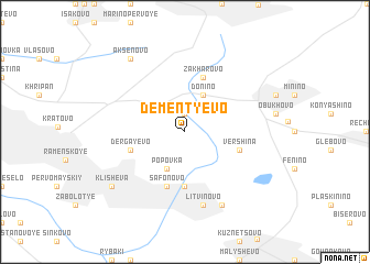 map of Dement\