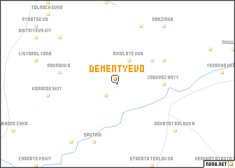 map of Dement\