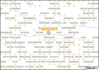 map of De Meren