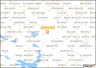 map of Demern