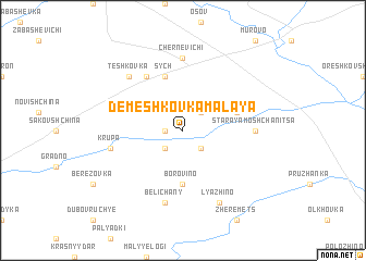 map of Demeshkovka Malaya