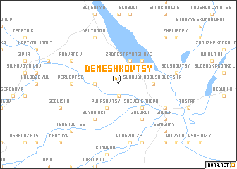 map of Demeshkovtsy