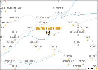 map of Demetertana