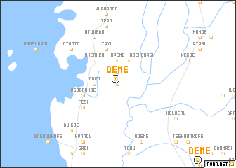 map of Deme