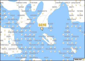 map of Deme