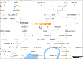 map of Demfai Karim