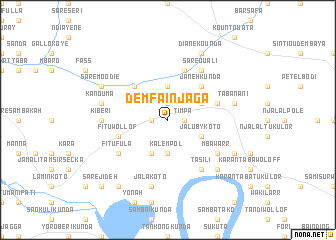 map of Demfai Njaga