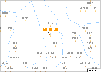 map of Dem Gījo