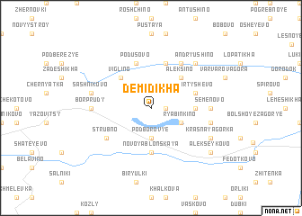 map of Demidikha