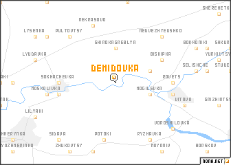 map of Demidovka